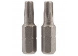 Draper TX-STAR® Insert Bit, 1/4” Hex, 25mm Long, T25 (Pack of 2)