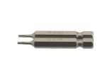Draper TX-STAR® Insert Bit, 1/4” Hex, 50mm Long, T6 (Pack of 2)