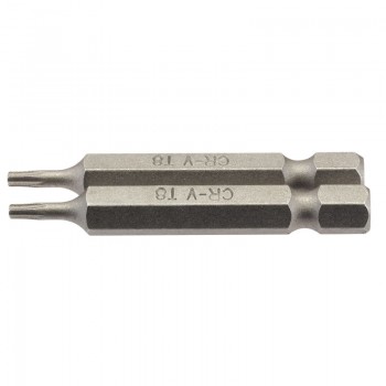 Draper TX-STAR® Insert Bit, 1/4” Hex, 50mm Long, T8 (Pack of 2) Draper TX-STAR® Insert Bit, 1/4” Hex, 50mm Long, T8 (Pack of 2)
