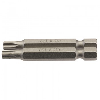 Draper TX-STAR® Insert Bit, 1/4” Hex, 50mm Long, T27 (Pack of 2) Draper TX-STAR® Insert Bit, 1/4” Hex, 50mm Long, T27 (Pack of 2)