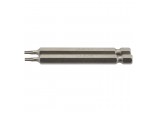 Draper TX-STAR® Insert Bit, 1/4” Hex, 75mm Long, T8 (Pack of 2)