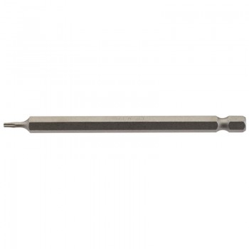 Draper TX-STAR® Insert Bit, 1/4&rdquo; Hex, 100mm Long, T7 (Pack of 1)