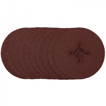 Fibre Sanding Discs, 115mm, 60 Grit, (Pack of 10) Fibre Sanding Discs, 115mm, 60 Grit, (Pack of 10)
