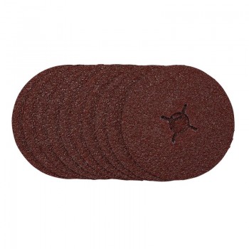 Fibre Sanding Discs, 125mm, 24 Grit, (Pack of 10) Fibre Sanding Discs, 125mm, 24 Grit, (Pack of 10)