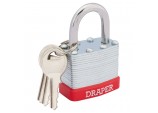 Laminated Steel Padlock, 40 x 26mm