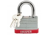 Laminated Steel Padlock, 65mm