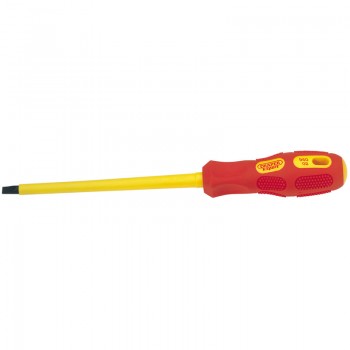 VDE Approved Fully Insulated Plain Slot Screwdriver, 6.5 x 150mm (Sold Loose) VDE Approved Fully Insulated Plain Slot Screwdriver, 6.5 x 150mm (Sold Loose)
