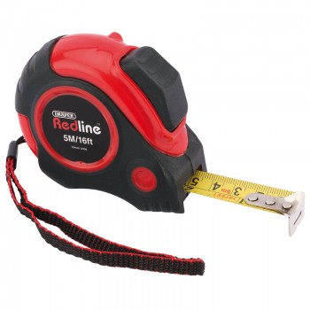 Draper Redline Measuring Tape, 5m/16ft Draper Redline Measuring Tape, 5m/16ft