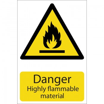 Danger Flammable Material