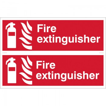 Fire Extinguisher’ Fire Equipment Sign (Pack of 2) Fire Extinguisher’ Fire Equipment Sign (Pack of 2)