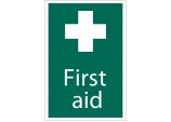 ’First Aid’ Safety Sign, 200 x 300mm
