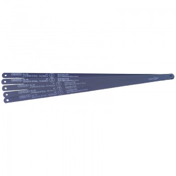 Assorted Flexible Carbon Steel Hacksaw Blades, 300mm (Pack of 5) Assorted Flexible Carbon Steel Hacksaw Blades, 300mm (Pack of 5)