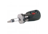Chubby Ratcheting Screwdriver and Bit Set (7 Piece)