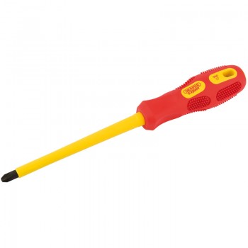 VDE Approved Fully Insulated PZ TYPE Screwdriver, No.3 x 150mm (Display Packed) VDE Approved Fully Insulated PZ TYPE Screwdriver, No.3 x 150mm (Display Packed)