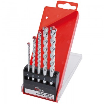 Draper Redline Metric Masonry Drill Set (5 Piece) Draper Redline Metric Masonry Drill Set (5 Piece)