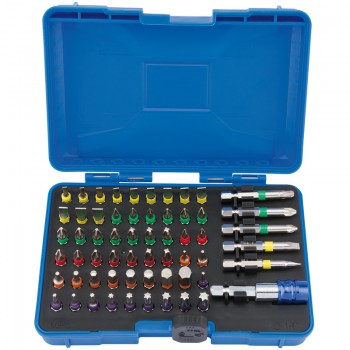 Coloured Screwdriver Bit Set (60 Piece) Coloured Screwdriver Bit Set (60 Piece)