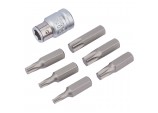 Draper TX-STAR® Bit and Bit Holder Set, 3/8&rdquo; Sq. Dr. (7 Piece)