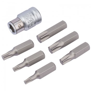 Draper TX-STAR® Bit and Bit Holder Set, 3/8” Sq. Dr. (7 Piece) Draper TX-STAR® Bit and Bit Holder Set, 3/8” Sq. Dr. (7 Piece)