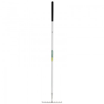 Stainless Steel Soft Grip Garden Rake
