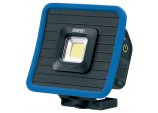 COB LED Rechargeable Mini Flood Light and Power Bank with Magnetic Base and Hanging Hook, 10W, 1000 Lumens, Blue, USB-C Cable Supplied