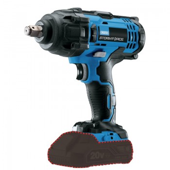 Draper Storm Force® 20V Mid-Torque Impact Wrench, 1/2&rdquo; Sq. Dr., 400Nm (Sold Bare)