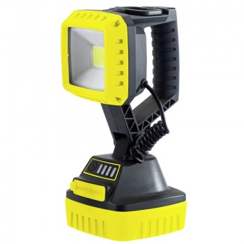 COB LED Rechargeable Worklight, 10W, 1,000 Lumens, Yellow, 4 x 2.2Ah Batteries COB LED Rechargeable Worklight, 10W, 1,000 Lumens, Yellow, 4 x 2.2Ah Batteries