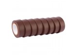 Insulation Tape to BSEN60454/Type2, 10m x 19mm, Brown (Pack of 8)