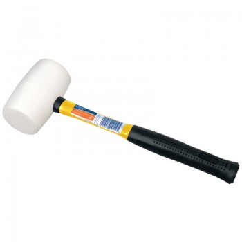 Non-Marking Rubber Head Mallet with Fibreglass Shaft, 680g/24oz Non-Marking Rubber Head Mallet with Fibreglass Shaft, 680g/24oz