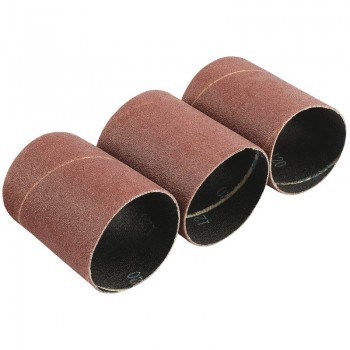 Aluminium Oxide Sanding Sleeves, 45 x 60mm, 120 Grit (Pack of 3) Aluminium Oxide Sanding Sleeves, 45 x 60mm, 120 Grit (Pack of 3)