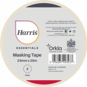 Essentials Masking Tape Pack 2 - 24mm x 25m