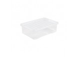 Crystal Clip Lid Underbed Box - 32L Clear