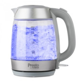 Presto Glass Kettle 1.7L - Grey 2200w