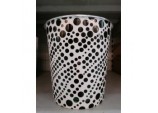 Waste Bin - Black Dots