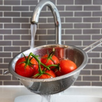 Stainless Steel Rice Colander - 24cm