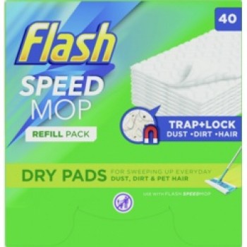 Speedmop Dry Refill Pads - 40 Pads Speedmop Dry Refill Pads - 40 Pads