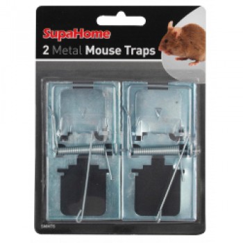 2 Metal Mouse Traps