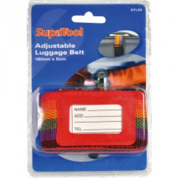 Adjustable Luggage Belt - 180cm x 5cm Adjustable Luggage Belt - 180cm x 5cm