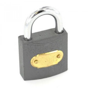 Tricircle Iron Padlock Brass Cylinder - 38mm Tricircle Iron Padlock Brass Cylinder - 38mm