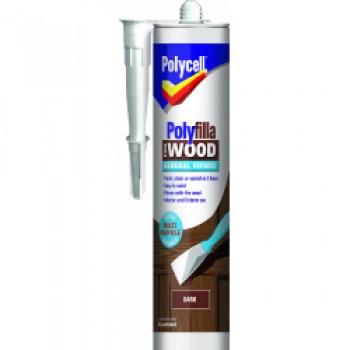 Polyfilla Wood General Repair - Dark Cartridge 480gm