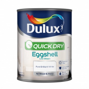 Quick Dry Eggshell 2.5L - Pure Brilliant White
