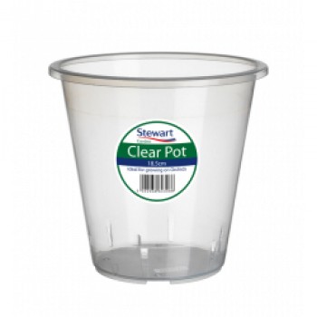 Clear Pot - 18.5cm