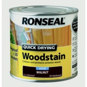 Quick Drying Woodstain Satin 250ml - Smoked Walnut