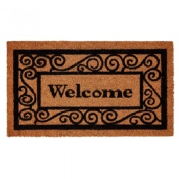 Welcome Grey Coco Doormat - 40 x 70cm Welcome Grey Coco Doormat - 40 x 70cm
