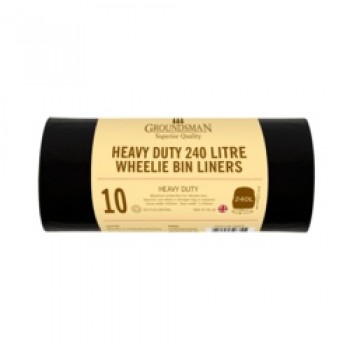 Wheelie Bin Liners 240L - Pack 10