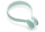Shower Curtain Button Rings (Pack of 12) - White