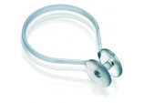 Shower Curtain Button Rings (Pack of 12) - Clear
