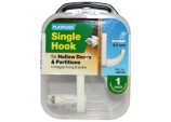 Hollow Door Hook White - Single