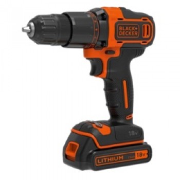 18V Lithium-ion 2 Gear Hammer Drill - Includes 400mA charger + 1 battery + Kitbox