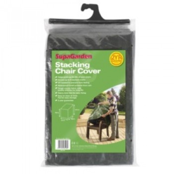 Stacking Chair Cover - W: 61cm, H: 68cm-107cm, D: 68cm