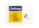 Felt - Extra Large - Head Clout Nails - Galvanised (Box Pack) - 15mm